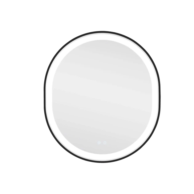 Зеркало Qtap Gemini 800х700 с LED-подсветкой Touch, с антизапотеванием, с диммером, рег. темп. цвета (3000-6500K) QT2578R8072B - Фото 4 Зеркало Qtap Gemini 800х700 с LED-подсветкой Touch, с антизапотеванием, с диммером, рег. темп. цвета (3000-6500K) QT2578R8072B - изображение 4