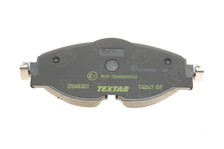 Комплект гальмівних колодок TEXTAR 2568301 Volkswagen Golf, Passat, Touran, Tiguan, T-Roc; Audi A3, Q3, TT; Skoda Octavia, Kodiaq, Karoq, Superb; Seat Leon 5Q0698151A, 5Q0698151AA, 5Q0698151AF - изображение 4