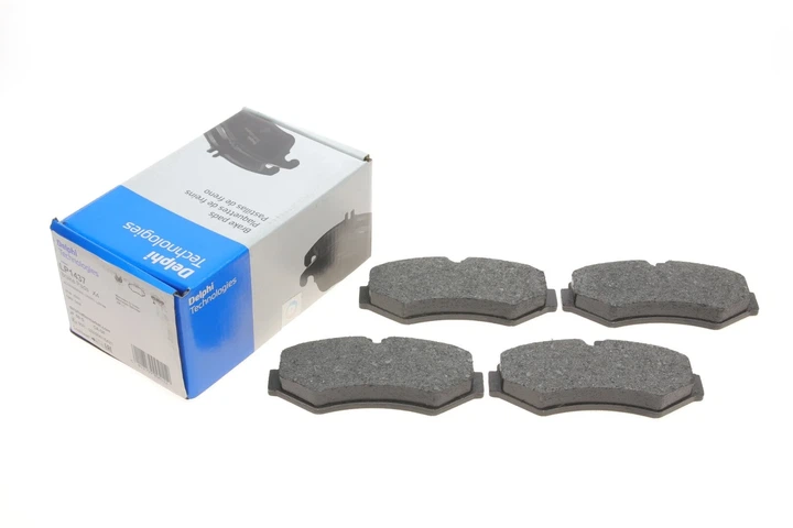 Комплект гальмівних колодок Delphi LP1437 Volkswagen LT; Mercedes Sprinter, G-Class 0004209720, 0004236510, 0034202420 - изображение 2