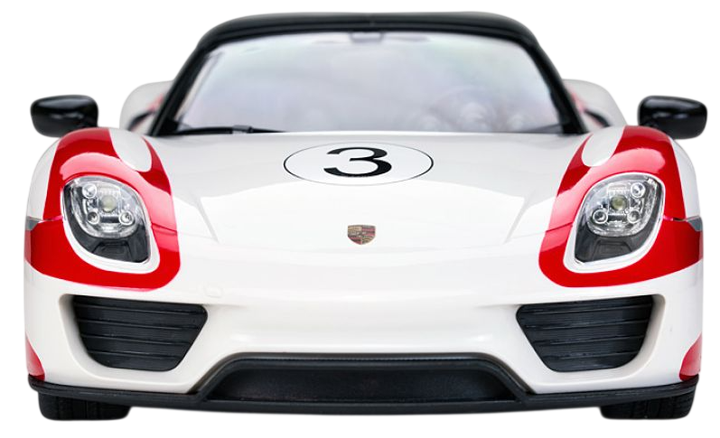 Samochód zdalnie sterowany Rastar Porsche 918 Spyder Weissach 1:14 70710 (6930751307841) - obraz 2