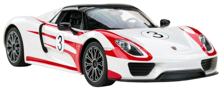 Samochód zdalnie sterowany Rastar Porsche 918 Spyder Weissach 1:14 70710 (6930751307841) - obraz 7