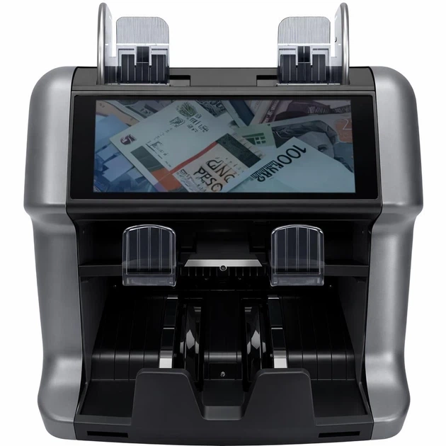 Счетчик купюр с сортировкой GEOS AL-956 PRO MAX 2025 с УФ ИК МГ детекцией Сортировщик с определением фальшивок и автоматическим определением номинала - изображение 3