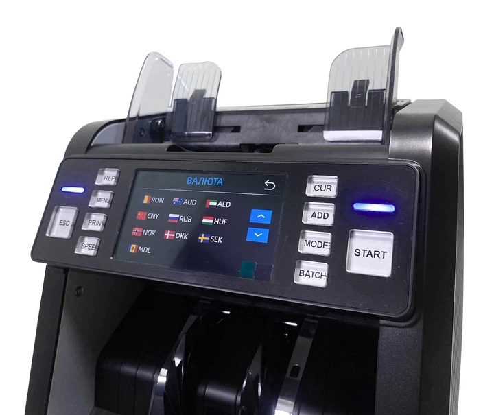 Профессиональный счетчик банкнот MULTI COUNTER PRO 931 (AXIOM) мультивалютный с UV/MG детекцией и суммированием купюр - изображение 3