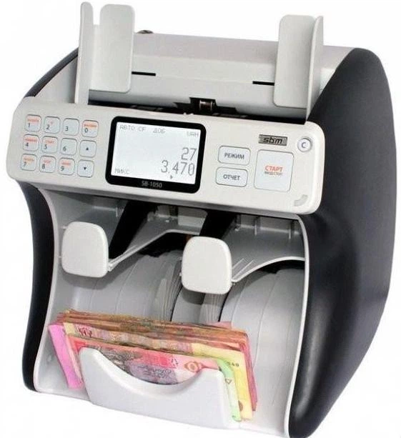 Профессиональный Счетный аппарат для банкнот SBM (Shinwoo) SB-1050 | сортировщик купюр с проверкой валют, с автоматическим стартом подсчёта, Быстрая проверка - Фото 2 Профессиональный Счетный аппарат для банкнот SBM (Shinwoo) SB-1050 | сортировщик купюр с проверкой валют, с автоматическим стартом подсчёта, Быстрая проверка - изображение 2