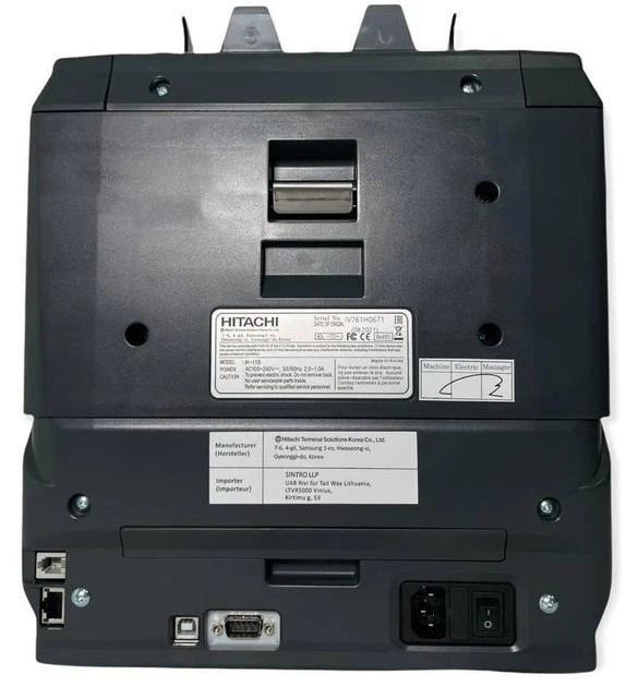 Мультивалютний лічильник купюр Magner 165S HITACHI IH-110S FITNESS 2026 20-Currency Mixed Counter з Fitness-аналізом та перевіркою пошкоджень - Фото 5 Мультивалютний лічильник купюр Magner 165S HITACHI IH-110S FITNESS 2026 20-Currency Mixed Counter з Fitness-аналізом та перевіркою пошкоджень - зображення 5