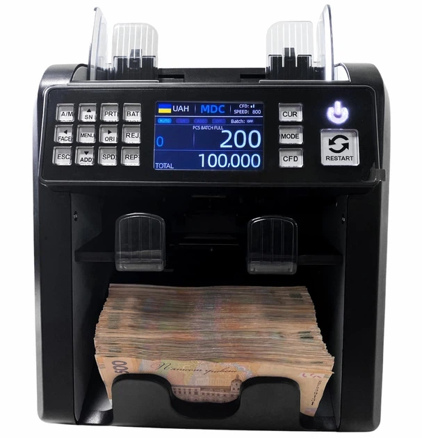 Счетный аппарат валют MULTI COUNTER PRO 952A MAX VERSION 2025 — профессиональный сортировщик банкнот с проверкой подлинности Детектор валют Счётная машинка - Фото 5 Счетный аппарат валют MULTI COUNTER PRO 952A MAX VERSION 2025 — профессиональный сортировщик банкнот с проверкой подлинности Детектор валют Счётная машинка - изображение 5