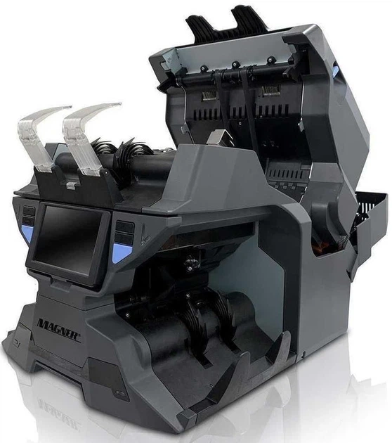 Сортувальник банкнот Magner 250 POCKET професійний трикарманний лічильник купюр з CIS, UV, MG та IR детекцією Детектор валют Сортувальник банкнот Рахувальна машинка З сортуванням номіналу З функцією детекції підробок - Фото 2 Сортувальник банкнот Magner 250 POCKET професійний трикарманний лічильник купюр з CIS, UV, MG та IR детекцією Детектор валют Сортувальник банкнот Рахувальна машинка З сортуванням номіналу З функцією детекції підробок - зображення 2