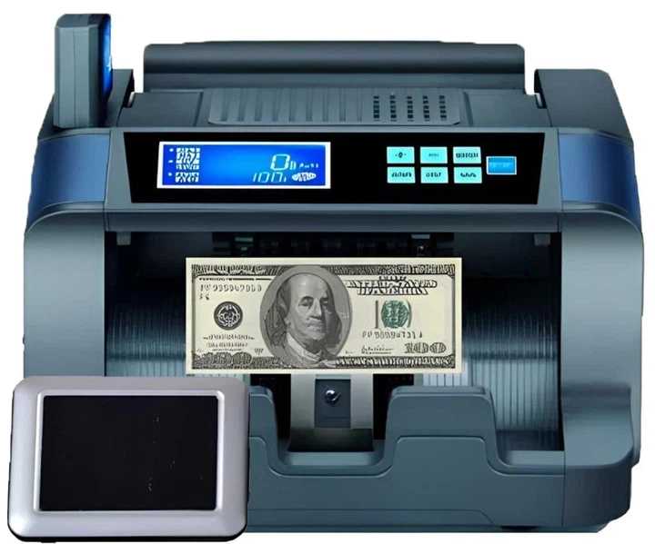 Профессиональная Счётная машинка Bill Counter 888-RPO с функцией проверки валют MG/UV, с автоматическим стартом подсчёта, Защита подделок - Фото 2 Профессиональная Счётная машинка Bill Counter 888-RPO с функцией проверки валют MG/UV, с автоматическим стартом подсчёта, Защита подделок - изображение 2
