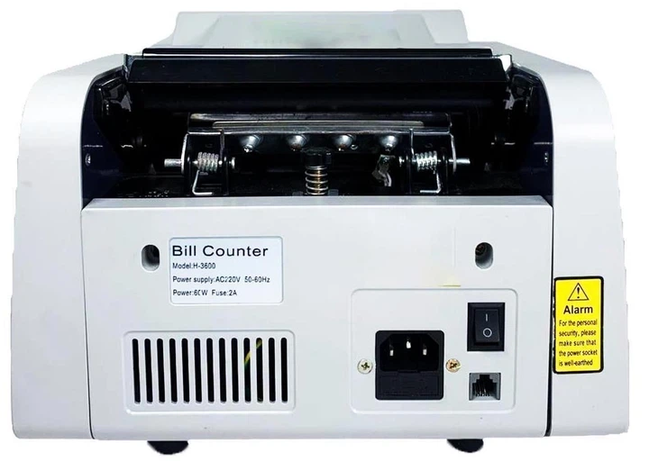 Счетчик валют Bill Counter H3600 PRO с MG/UV детекцией, суммированием, точностью, стабильностью, контролем Профессиональный сортировщик банкнот - Фото 3 Счетчик валют Bill Counter H3600 PRO с MG/UV детекцией, суммированием, точностью, стабильностью, контролем Профессиональный сортировщик банкнот - изображение 3