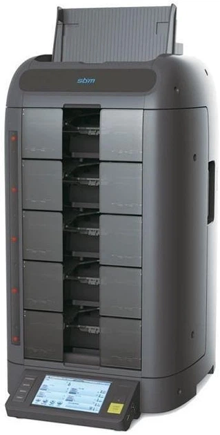 Профессиональная счетная машина SBM (Shinwoo) SB-5000, сортировщик банкнот с проверкой подлинности, 5 карманов, с автоматическим стартом подсчёта - изображение 2