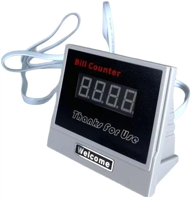 Счётная машинка Bill Counter 2089Pro / 7089 V1.0 Серый с детекцией банкнот, мультивалютный, профессиональный счётчик денег - изображение 5