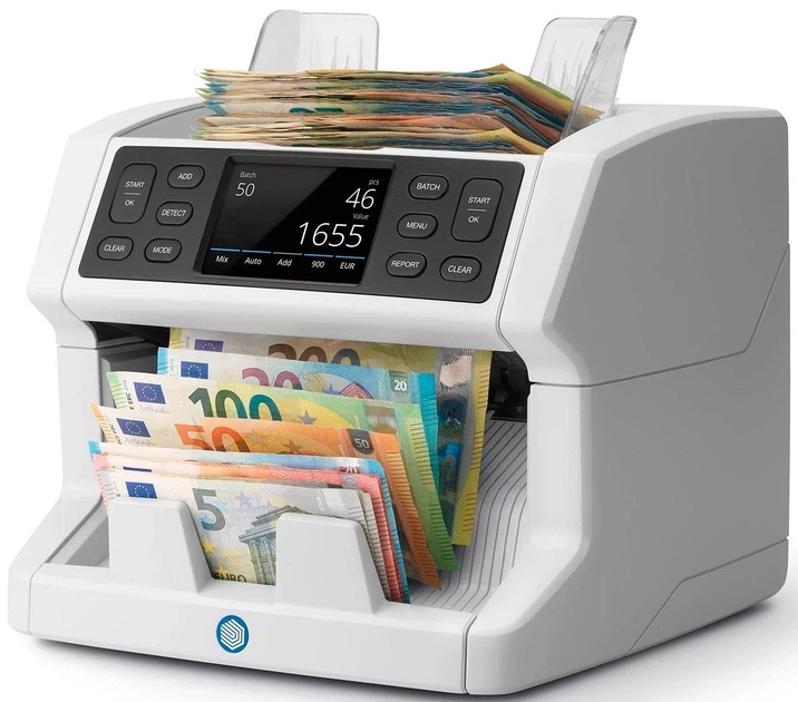 Счетная машинка с многоуровевой проверкой валют на фальш Safescan 2865-S Детекция номинала Банкнот Счётчик денег С детекцией банкнот С сортировкой номинала - изображение 5