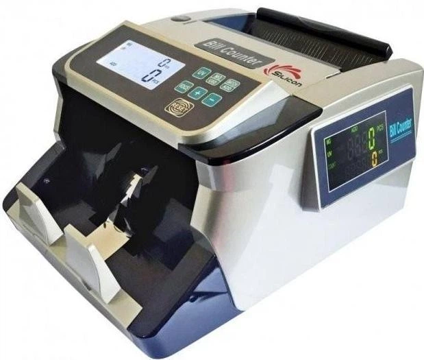 Счетная машинка для купюр Сортировщик Банкнот BILL COUNTER H-8500 UV двойной дисплей с выносным экраном Профессиональный детектор валют С функцией детекции подделок С автоматическим стартом подсчёта - изображение 5