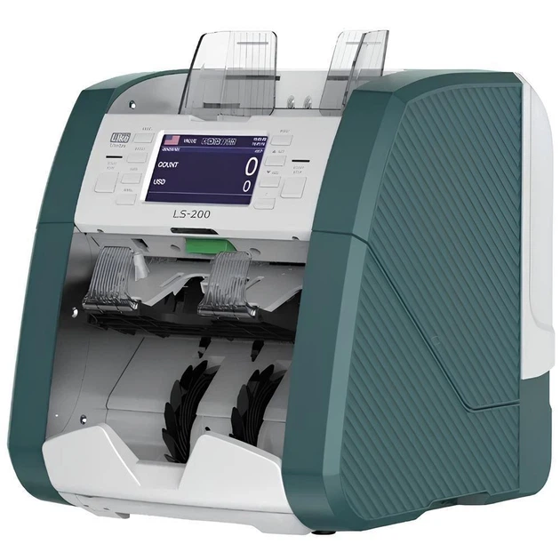 Smart LS-200F — Мультивалютный профессиональный аппарат для Сортировки и Пересчета банкнот с многоуровневой Детекцией подлинности купюр, Автоматической проверкой валют и высокой скоростью работы - изображение 5