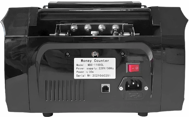 Счетчик и сортировщик банкнот Banknote Counter MBC-1100CL с детекцией, подсчетом номинала и мультивалютной обработкой С проверкой подлинности денег - изображение 4