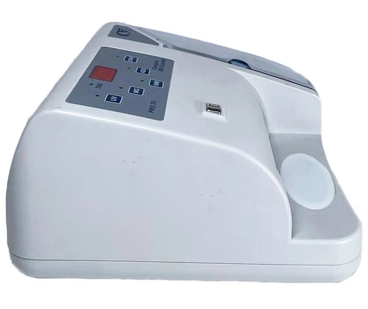 Счетная машинка PRO 35 с портативным детектором UV/MG для проверки купюр и подсчета банкнот Скоростной счётчик денег с функцией детекции подделок - Фото 6 Счетная машинка PRO 35 с портативным детектором UV/MG для проверки купюр и подсчета банкнот Скоростной счётчик денег с функцией детекции подделок - изображение 6