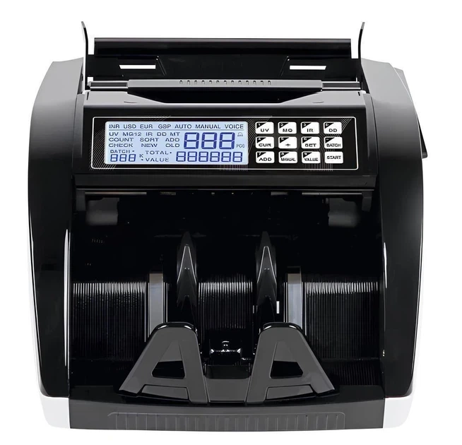 Счётная машинка Bill Counter AL 6100A Белый с UV-детекцией купюр, профессиональный детектор валют - Фото 1 Счётная машинка Bill Counter AL 6100A Белый с UV-детекцией купюр, профессиональный детектор валют - изображение 1