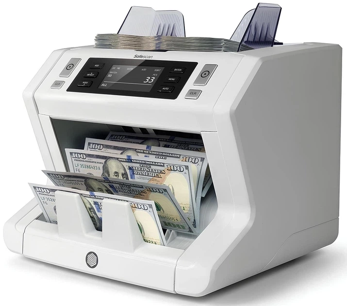 Счетчик банкнот SafeScan 2650 Bill Counter - Профессиональный аппарат для сортироваки, с автоматическим стартом подсчёта, с проверкой подлинности - изображение 2