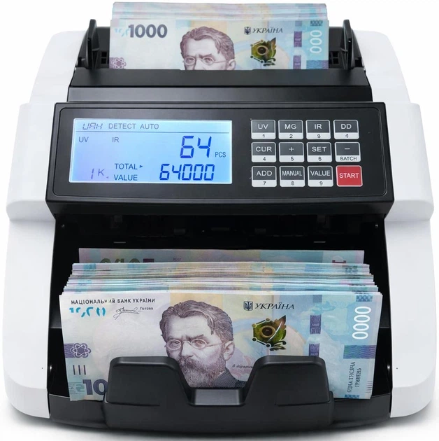 Мультивалютная Счетная машинка MULTI COUNTER Ultra 2026 с функцией проверки банкнот - Сортировщик с контролем подлинности валют для бизнеса - изображение 7