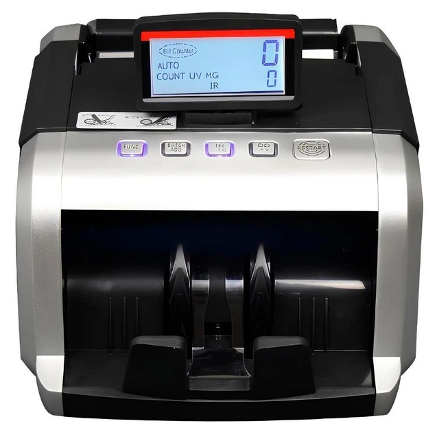 Скоростной Счетчик банкнот XNIDA K-8820 — с функцией детекции подделок, автоматический и ручной старт подсчета, с сортировкой номинала - Фото 1 Скоростной Счетчик банкнот XNIDA K-8820 — с функцией детекции подделок, автоматический и ручной старт подсчета, с сортировкой номинала - изображение 1