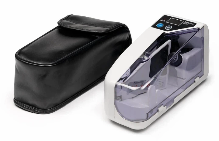 Счётчик денег Safescan 2000 портативная переносная машинка для пересчёта купюр с функцией суммирования и чехлом, с автоматическим стартом подсчёта - изображение 3
