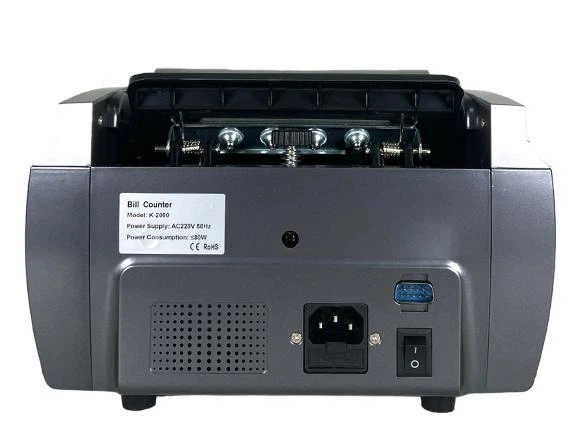 Купюросчетная машина BCASH K-2815 LCD UV/MG, счетчик валют, профессиональный счетчик денег, с проверкой подлинности купюр, с автоматическим стартом подсчёта - изображение 2