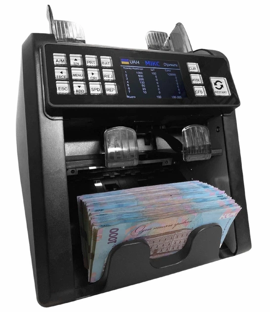 Сортировщик Валют Профессиональный MULTI COUNTER PRO 952A Детекция Номинала + Режим Мультивалюты, Счётная машинка с автоматическим стартом подсчёта - Фото 2 Сортировщик Валют Профессиональный MULTI COUNTER PRO 952A Детекция Номинала + Режим Мультивалюты, Счётная машинка с автоматическим стартом подсчёта - изображение 2