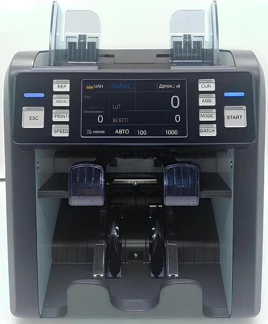 Счётная машинка Bill Counter AL-955A, Мультивалютный Сортировщик банкнот с функцией детекции подделок, с автоматическим стартом подсчёта - изображение 4