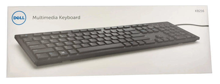 Клавіатура дротова Dell KB216 USB Lithuanian Black (580-ADHY_LT) - зображення 3