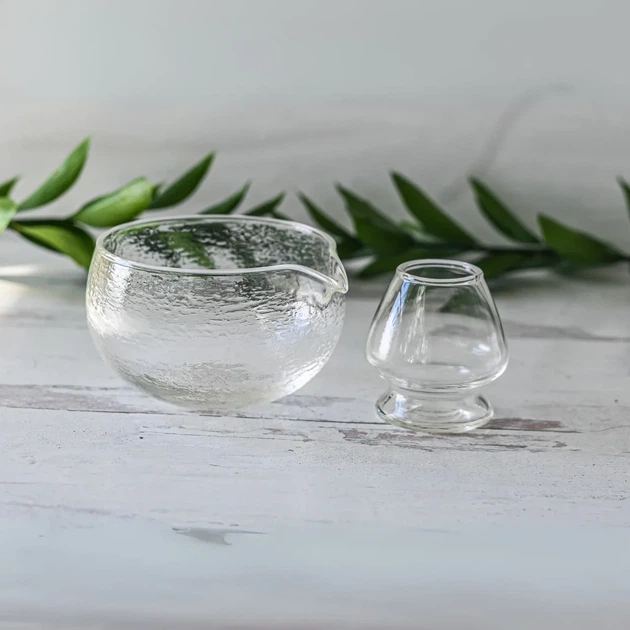 Комплект Crystal Clear для приготовления матчи на 2 предмета стеклянный - изображение 2