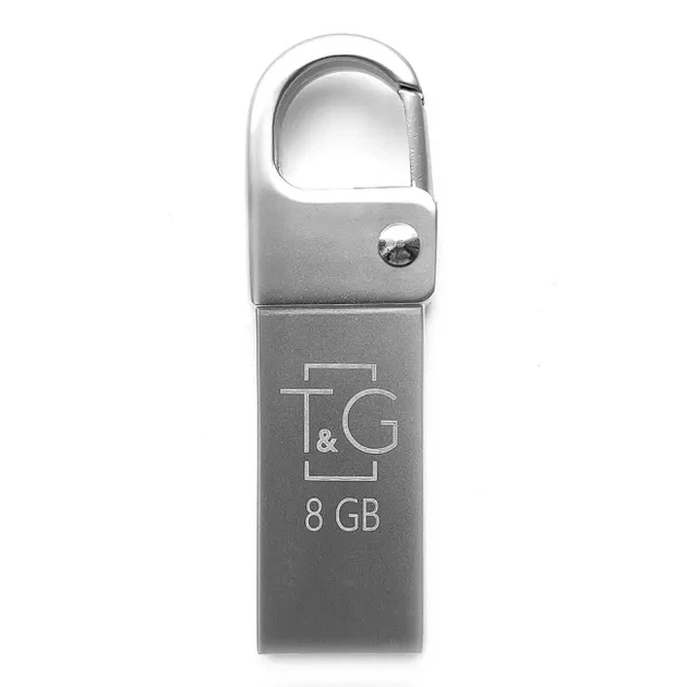 Флешка T&G 027 8GB металева - Фото 1 Флешка T&G 027 8GB металева - изображение 1