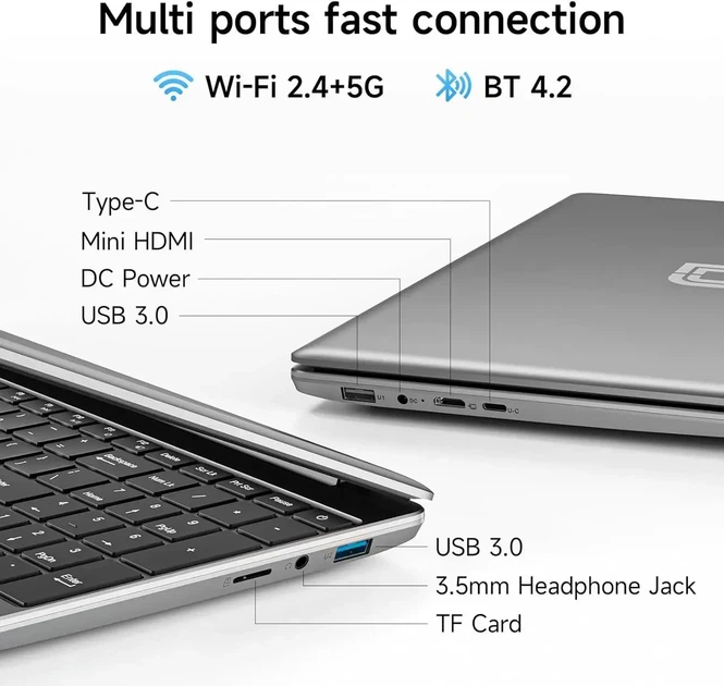 Ноутбук Jumper EZbook S7 4/128 (15.6 1080) 4GB/128GB, Intel 5205U Windows 11 - изображение 6