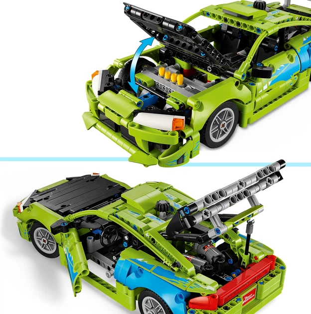 Zestaw klocków LEGO Technic Samochód Fast and Furious Mitsubishi Eclipse 827 elementów (42229) - obraz 4