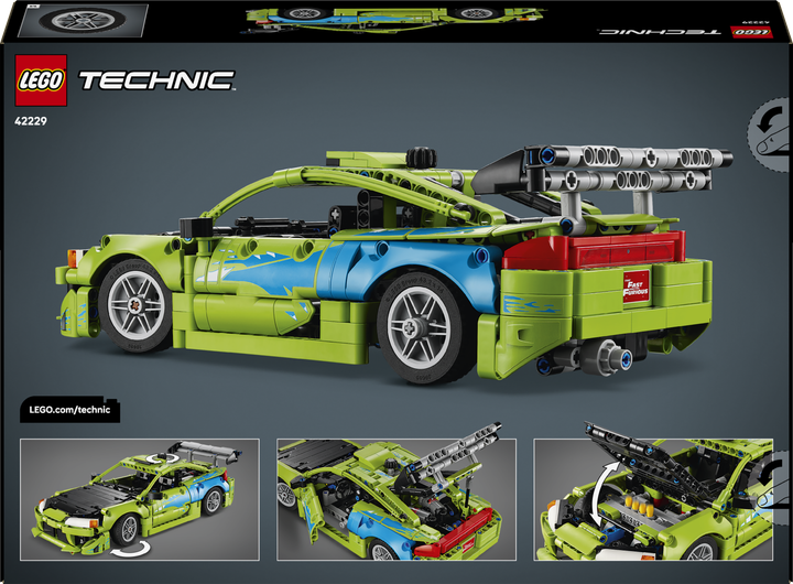 Zestaw klocków LEGO Technic Samochód Fast and Furious Mitsubishi Eclipse 827 elementów (42229) - obraz 9