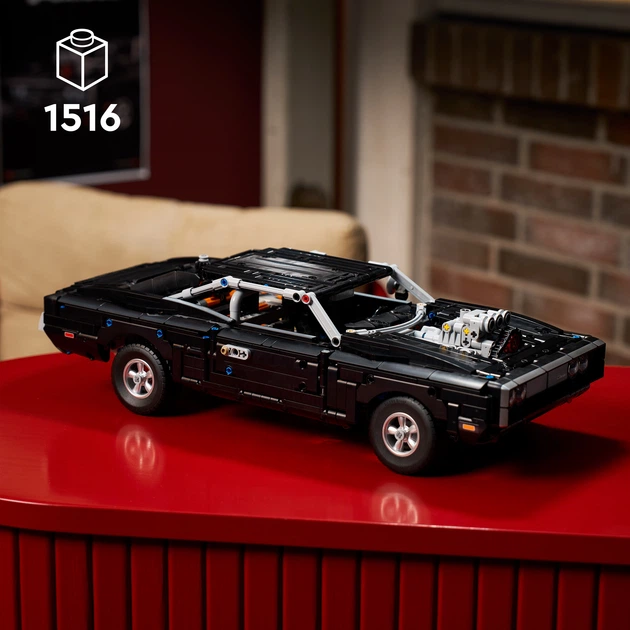 Zestaw klocków LEGO Technic Samochód Fast and Furious Dodge Charger R/T 1516 elementów (42231) - obraz 3