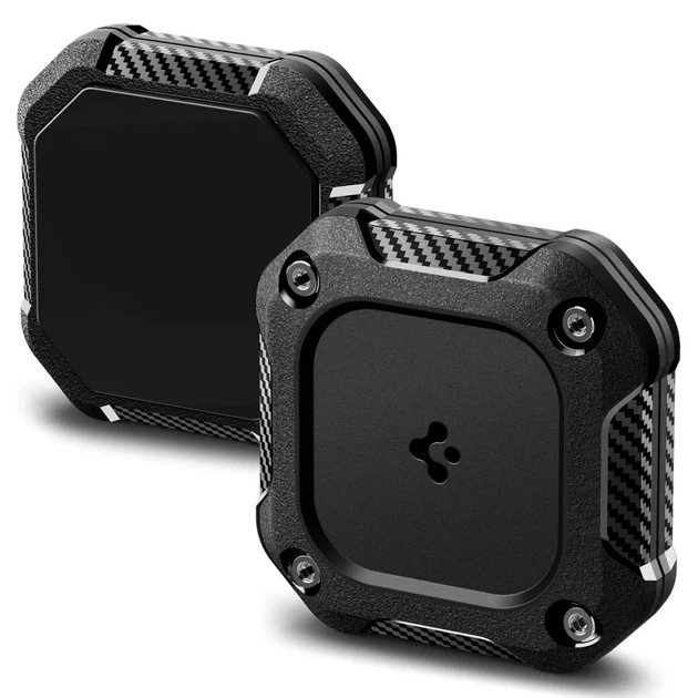 Чехол Spigen Tough Armor для Apple AirTag 1 / 2 Black (4 pack) (ACS10464) - Фото 2 Чехол Spigen Tough Armor для Apple AirTag 1 / 2 Black (4 pack) (ACS10464) - изображение 2