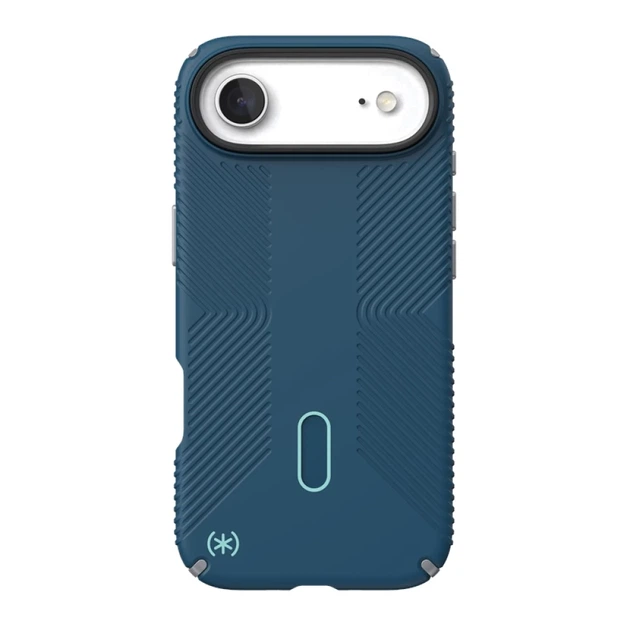 Чехол Speck Presidio2 Grip ClickLock для iPhone 17 Air Deep Sea / Silver Metallic / Spell Blue with MagSafe (150968-3261) - Фото 7 Чехол Speck Presidio2 Grip ClickLock для iPhone 17 Air Deep Sea / Silver Metallic / Spell Blue with MagSafe (150968-3261) - изображение 7