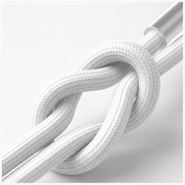 Кабель 3mk Hyper Cable N-SERIES USB-C to Lightning 50cm PD 3.0 9V/3A 27W White (5903108739252) - Фото 3 Кабель 3mk Hyper Cable N-SERIES USB-C to Lightning 50cm PD 3.0 9V/3A 27W White (5903108739252) - зображення 3