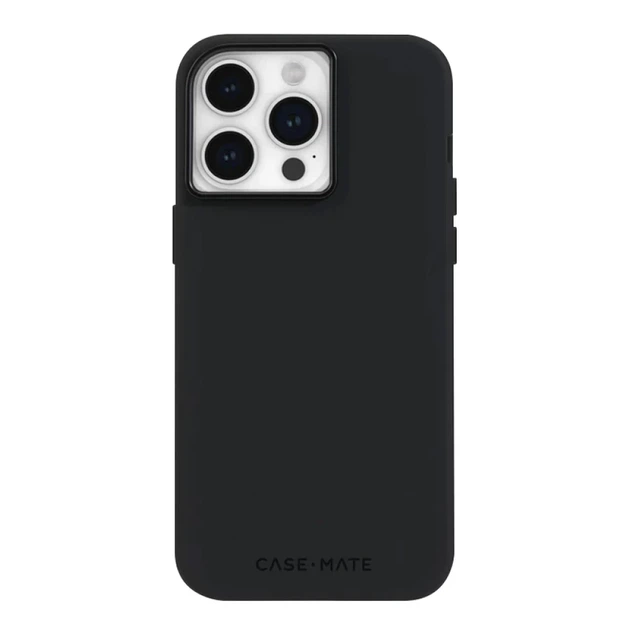 Чехол Case-Mate Silicone для iPhone 15 Pro Max черный with MagSafe (CM051656) - Фото 1 Чехол Case-Mate Silicone для iPhone 15 Pro Max черный with MagSafe (CM051656) - изображение 1