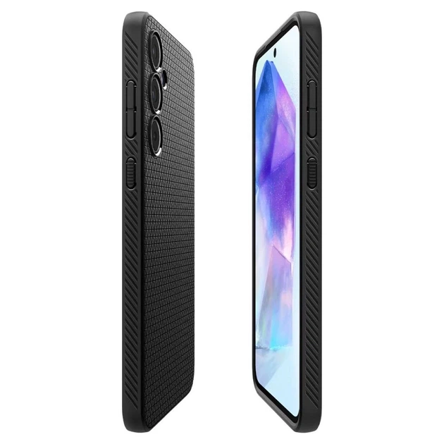 Чохол Spigen Liquid Air для Samsung Galaxy A55 5G (A556) Matte Black (ACS07526) - Фото 7 Чохол Spigen Liquid Air для Samsung Galaxy A55 5G (A556) Matte Black (ACS07526) - зображення 7