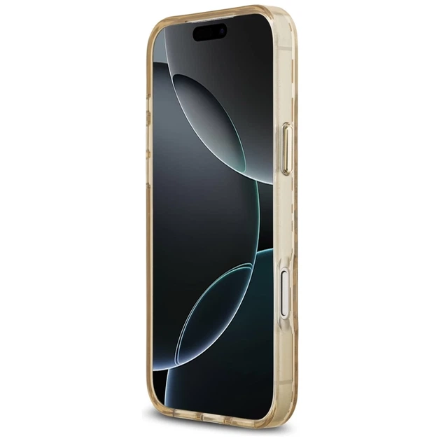 Чохол Guess Leopard Glitter для iPhone 17 Pro Max Brown with MagSafe (GUHMP17XHLEGTGLW) - зображення 5