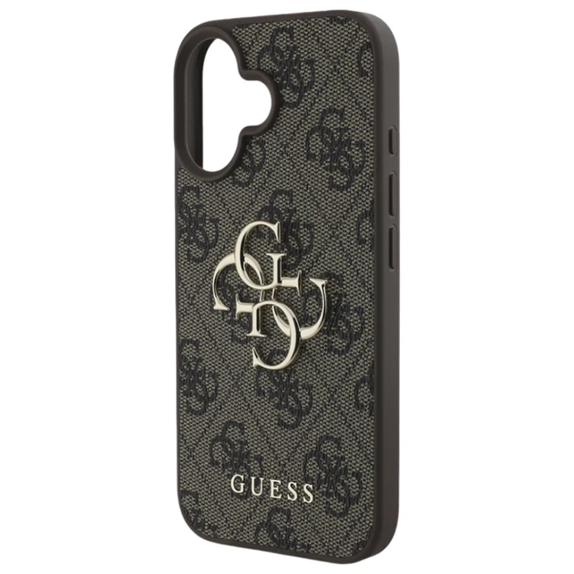 Чохол Guess 4G Big Metal Logo для iPhone 16 Brown (GUHCP16S4GMGBR) - зображення 6
