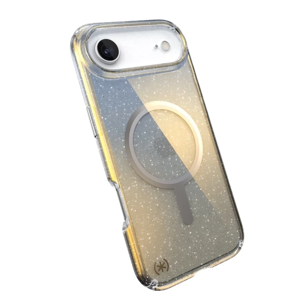 Чехол Speck Presidio Lux для iPhone 17 Air Hyper Mirror Glitter / Silver Metallic with MagSafe (151019-3274) - Фото 7 Чехол Speck Presidio Lux для iPhone 17 Air Hyper Mirror Glitter / Silver Metallic with MagSafe (151019-3274) - изображение 7