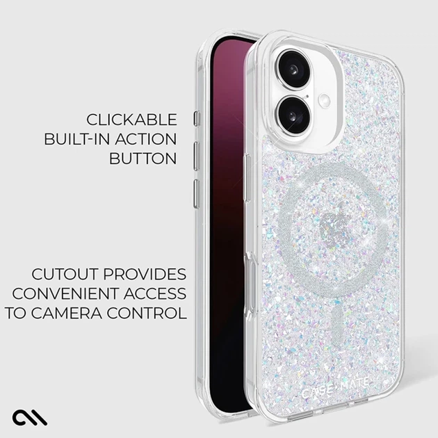 Чехол Case-Mate Twinkle для iPhone 16 Disco with MagSafe (CM054334) - изображение 13