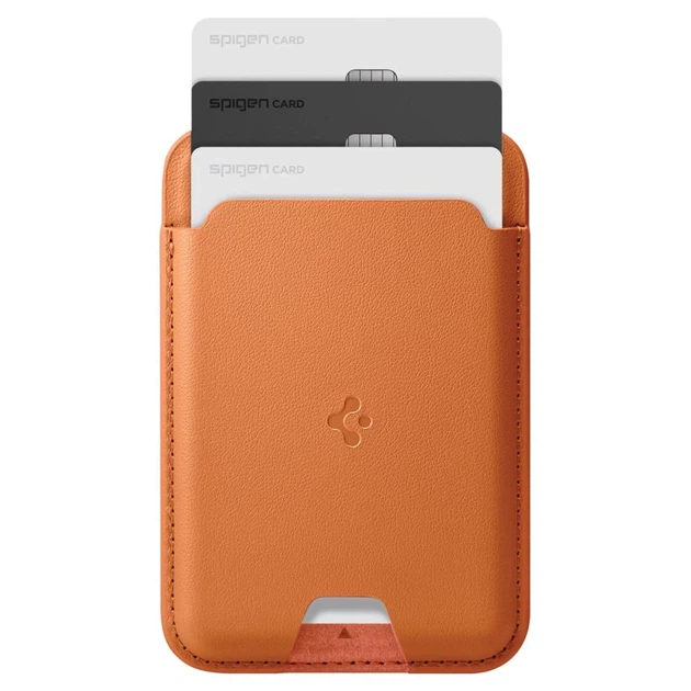 Чохол Spigen Valentinus Universal Magnetic Card Holder Metallic with MagSafe Orange (8800337244724) - зображення 3