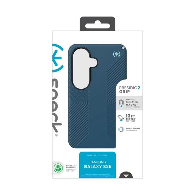 Чехол Speck Presidio2 Grip Magnet для Samsung Galaxy S26 Deep Sea with MagSafe (151058-3261) - изображение 10