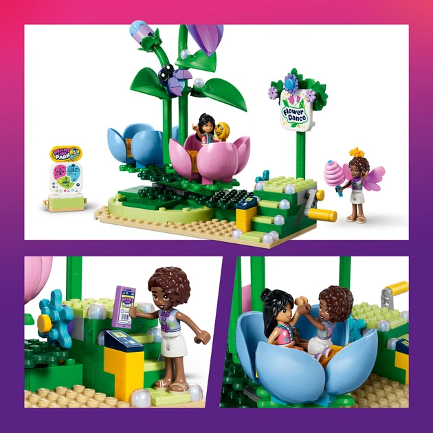 Конструктор LEGO Friends Карусель із квітами й чашками та казкова фотобудка 321 деталь (42702) - зображення 6