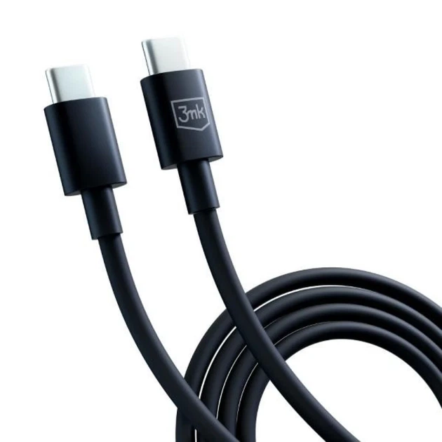 Кабель 3mk Hyper Cable USB-C - USB-C 100W 1.2m Black (5903108541220) - изображение 7