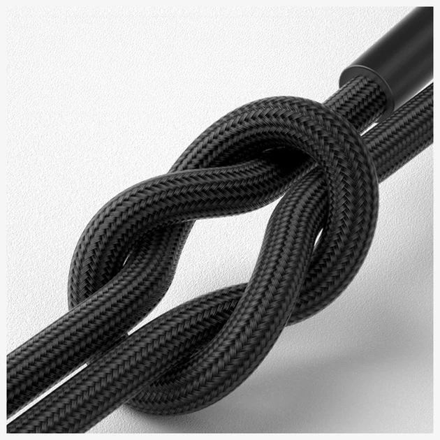 Кабель 3MK Hyper Cable N-SERIES USB-C Thunderbolt 4 1m 48V/5A 40Gb/s 240W 8K60Hz Black (5903108682008) - Фото 6 Кабель 3MK Hyper Cable N-SERIES USB-C Thunderbolt 4 1m 48V/5A 40Gb/s 240W 8K60Hz Black (5903108682008) - изображение 6