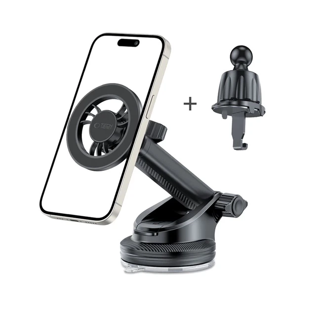 Автодержатель Tech-Protect N56 Magnetic Black with MagSafe (5906302313211) - изображение 2